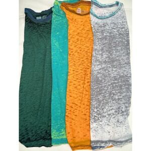 BDG Urban Outfitters Burnout T-Shirt Bundle 4 Pack Small Multi Color Grunge Tee
